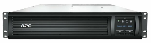 APC Smart-UPS SMT2200RMI2UNC | 2200 VA / 1980 W | 2U Rackmount | 8x IEC C13 & 2x IEC C19 Stopcontacten | Zuivere Sinusgolf | AVR Spanningsregeling | LCD-scherm | Ingebouwde Netwerkkaart