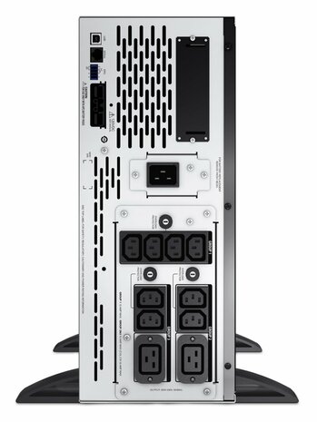 APC Smart-UPS X SMX2200HV | 2200 VA / 1980 W | 4U Rack/Tower Convertible | 8x IEC C13 & 2x IEC C19 Stopcontacten | Zuivere Sinusgolf | AVR Spanningsregeling | LCD-scherm | Uitbreidbare Runtime