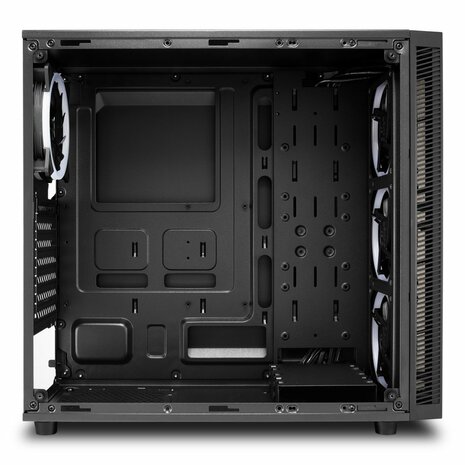 Sharkoon TG4M RGB | Midi Tower Case | Zwart
