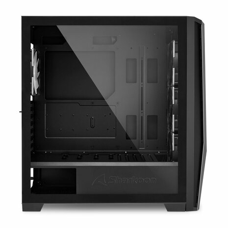Sharkoon TG7M RGB | Midi Tower Case | Zwart
