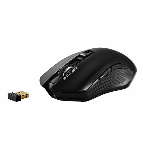 Sharkoon Skiller SGM3 | Draadloze Gaming Muis | RF-Draadloos | 6000 DPI | Zwart | RGB