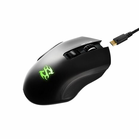 Sharkoon Skiller SGM3 | Draadloze Gaming Muis | RF-Draadloos | 6000 DPI | Zwart | RGB