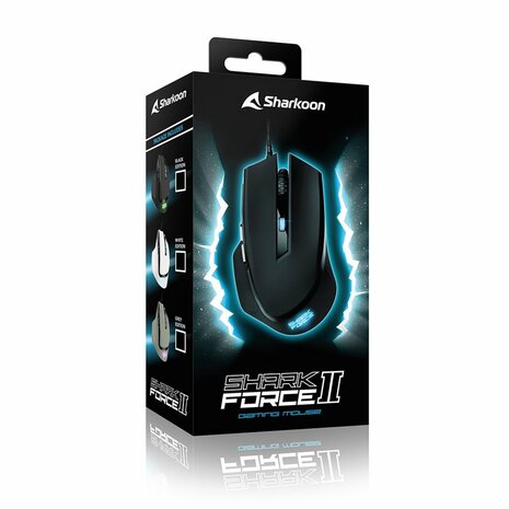 Sharkoon SHARK Force II muis Rechtshandig USB Type-A Optisch 4200 DPI