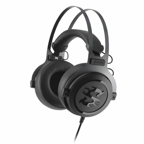 Sharkoon SKILLER SGH3 Headset Bedraad Hoofdband Gamen Zwart, Titanium