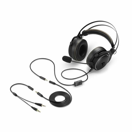 Sharkoon Skiller SGH50 | Over-Ear Gaming Headset 3,5mm Connector | Zwart