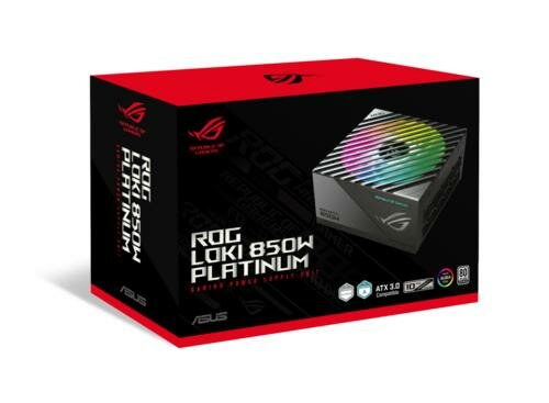 ASUS ROG Loki SFX-L 850W Platinum power supply unit 24-pin ATX Zwart, Zilver