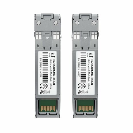 Ubiquiti Networks UACC-OM-MM-10G-D-2 netwerk transceiver module Vezel-optiek 10000 Mbit/s 850 nm