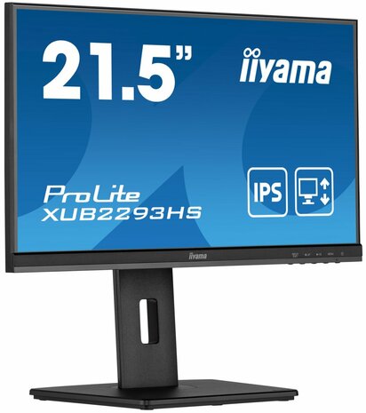 iiyama ProLite XUB2293HS-B5 computer monitor 54,6 cm (21.5") 1920 x 1080 Pixels Full HD LED Zwart