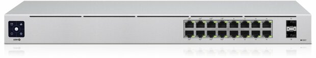 Ubiquiti Networks UniFi 16-Port PoE Managed L2/L3 Gigabit Ethernet (10/100/1000) Power over Ethernet (PoE) 1U Zilver