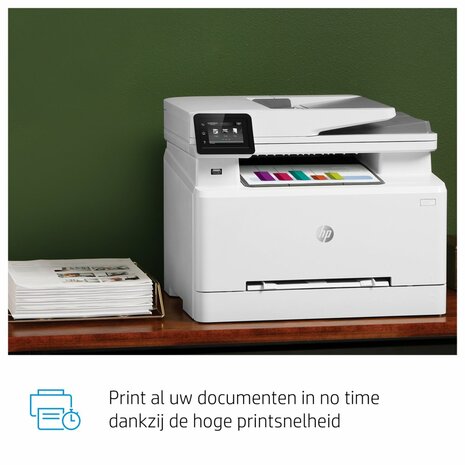 HP Color LaserJet Pro MFP M283fdw, Printen, kopiëren, scannen, faxen, Printen via USB-poort aan voorzijde; Scannen naar e-mail; Dubbelzijdig printen; ADF voor 50 vel ongekruld