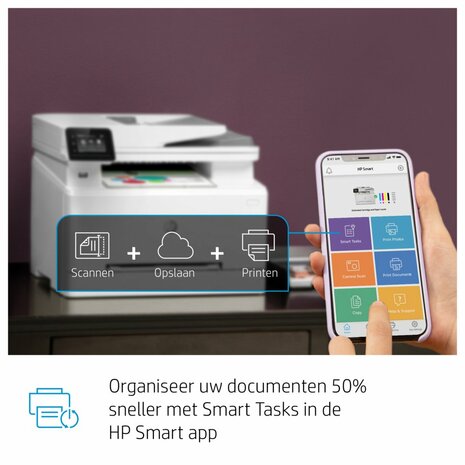 HP Color LaserJet Pro MFP M283fdw AiO Printer | 600 x 600 | Wifi | Kleur
