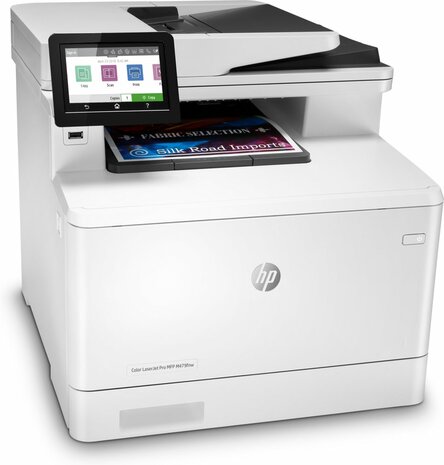 HP Color LaserJet Pro MFP M479fnw, Printen, kopiëren, scannen, fax, e-mail, Scannen naar e-mail/pdf; ADF voor 50 vel ongekruld