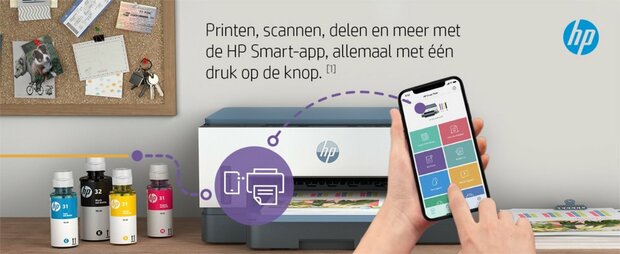 HP Smart Tank 7006 AiO Inkjetprinter | 4800 x 1200 DPI | Wifi | Kleur