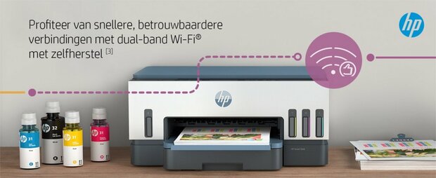 HP Smart Tank 7006 AiO Inkjetprinter | 4800 x 1200 DPI | Wifi | Kleur