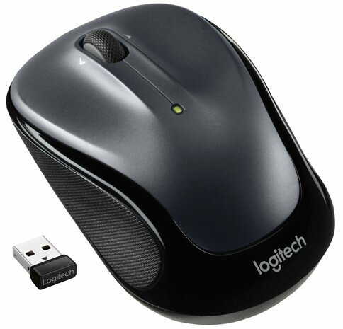 Logitech M325s | Ambidextrous Draadloze Muis | RF-Draadloos | 1000 DPI | Zwart