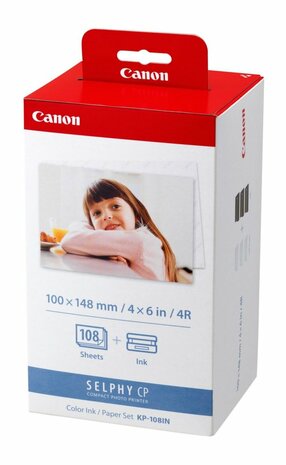 Canon KP-108IN pak fotopapier Rood, Wit