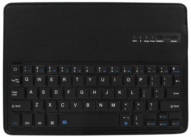 Mobiparts Bluetooth Keyboard Case | Geschikt voor Apple iPad Air/Air 2/9.7 (2017)/9.7 (2018)/Pro 9.7 | QWERTY | Zwart