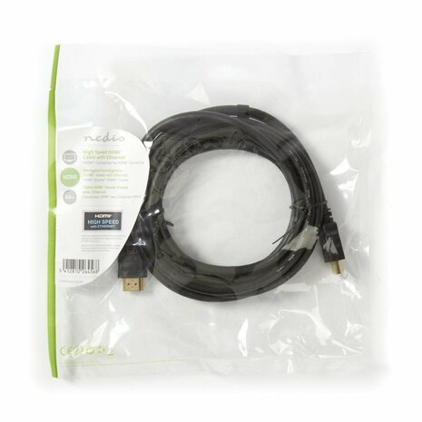 Nedis CVGP34000BK15 | 3 m HDMI Video Kabel Adapter | Zwart