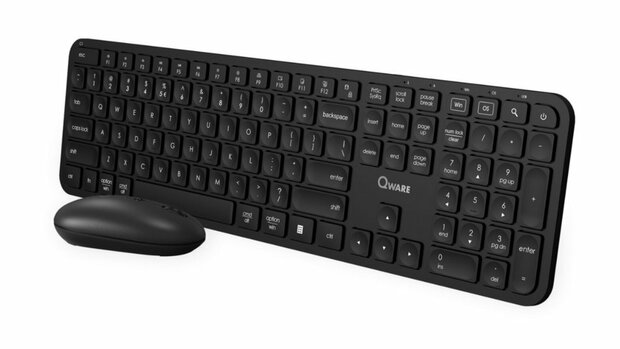 Qware Eastbourne | Draadloze Muis en Toetsenbordcombo | QWERTY