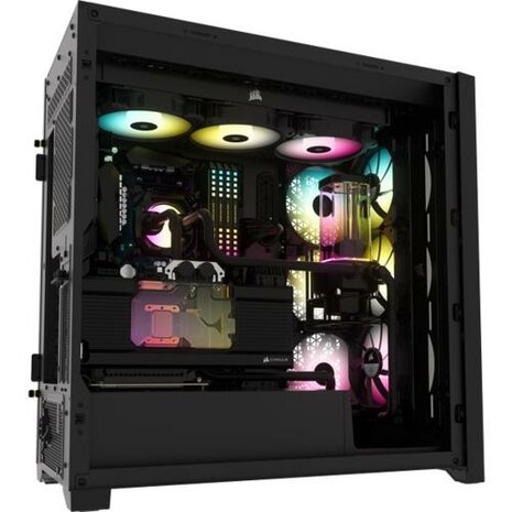 Corsair iCUE 5000X RGB Midi Tower Zwart