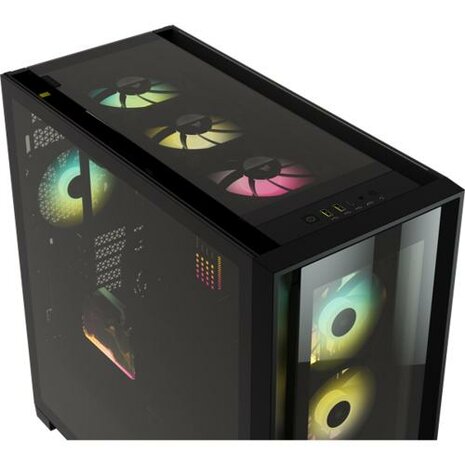 Corsair iCUE 5000X RGB Midi Tower Zwart