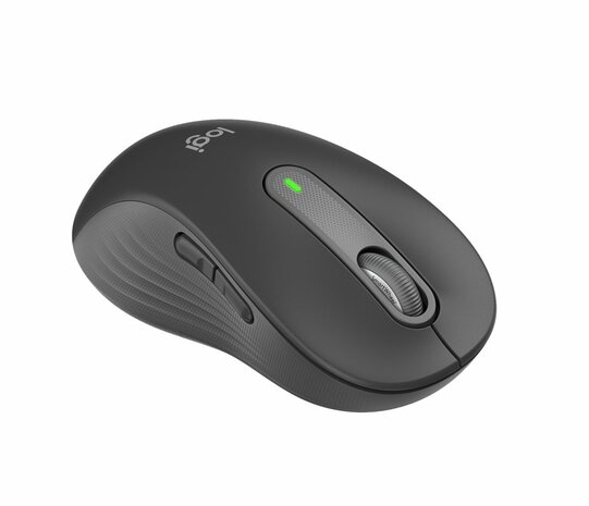Logitech Signature M650 | Linkshandige Draadloze Muis | RF-Draadloos + Bluetooth | 2000 DPI | Grafiet