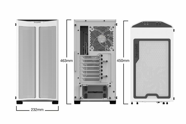 be quiet! Pure Base 500DX | Midi Tower Case | Wit