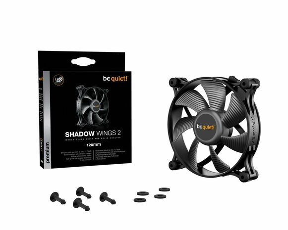 be quiet! Shadow Wings 2 | 120mm Case Fan