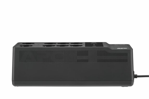APC Back-UPS BE650G2-GR | 650 VA / 400 W | 8x Schuko Stopcontacten | 1x USB-A Oplaadpoort | LED-statusindicator | Vervangbare Batterij | Compacte Tower UPS