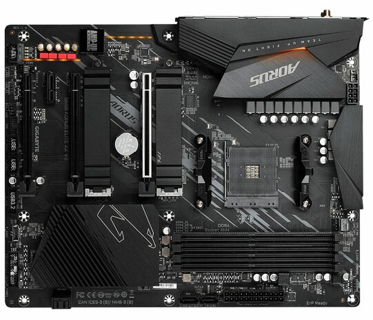 Gigabyte B550 AORUS ELITE AX V2 | Socket AM4 | AMD B550 | 4xDDR4 | ATX | Moederbord