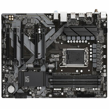 Gigabyte B760 DS3H AX WIFI | Socket LGA 1700 | Intel B760 | 4xDDR4 | ATX | Moederbord