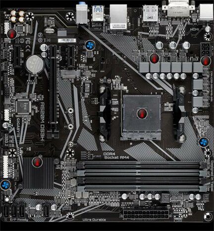Gigabyte A520M DS3H (rev. 1.x) | Socket AM4 | AMD A520 | 4xDDR4 | Micro-ATX | Moederbord