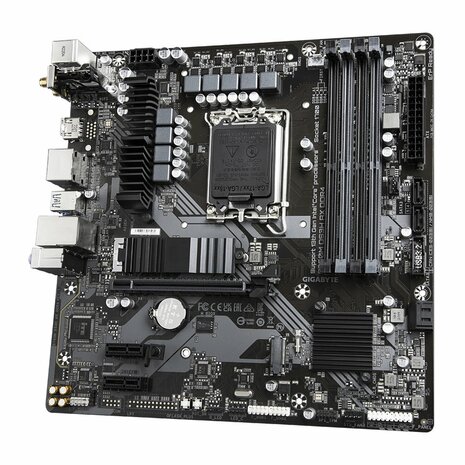 Gigabyte B760M DS3H AX DDR4 | Socket LGA 1700 | Intel B760 | 4xDDR4 | Micro-ATX | Moederbord
