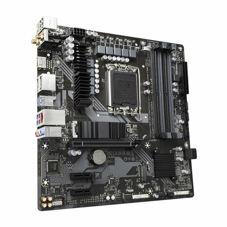 Gigabyte B760M DS3H AX DDR4 | Socket LGA 1700 | Intel B760 | 4xDDR4 | Micro-ATX | Moederbord