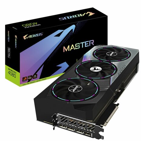 Gigabyte AORUS GeForce RTX 4080 MASTER NVIDIA 16 GB GDDR6X