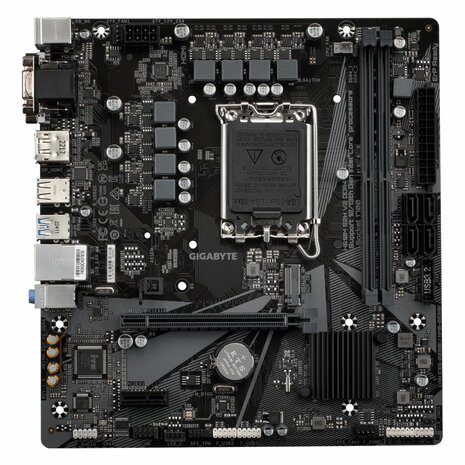 Gigabyte H610M S2H V2 DDR4 (rev. 1.0) | Socket LGA 1700 | Intel H610 | 2xDDR4 | Micro-ATX | Moederbord
