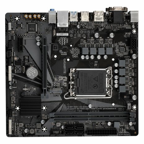 Gigabyte H610M S2H V2 DDR4 (rev. 1.0) | Socket LGA 1700 | Intel H610 | 2xDDR4 | Micro-ATX | Moederbord