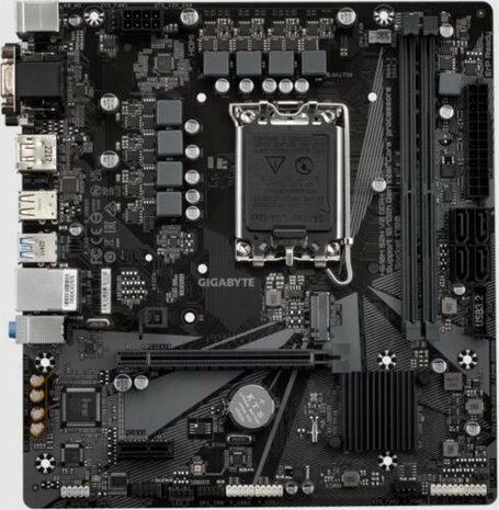 Gigabyte H610M S2H V2 DDR4 (rev. 1.0) | Socket LGA 1700 | Intel H610 | 2xDDR4 | Micro-ATX | Moederbord