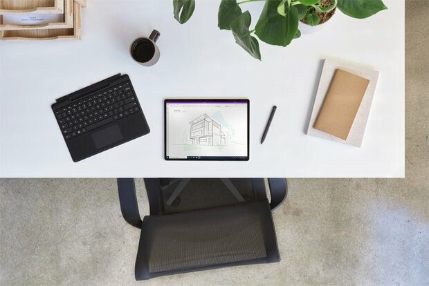 Microsoft Surface Typecover STD Zonder pen storage/ Zonder pen Pro 8 & X