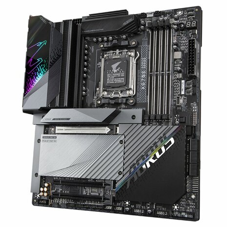 Gigabyte X670E AORUS MASTER (REV. 1.0) | Socket AM5 | AMD X670 | 4xDDR5 | ATX | Moederbord