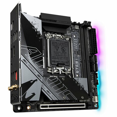 Gigabyte B760I AORUS PRO DDR4 | Socket LGA 1700 | Intel B760 | 4xDDR4 | Mini-ITX | Moederbord