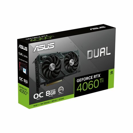ASUS Dual GeForce RTX 4060 Ti OC Edition | 8GB GDDR6 VRAM | Videokaart | GPU | Nvidia