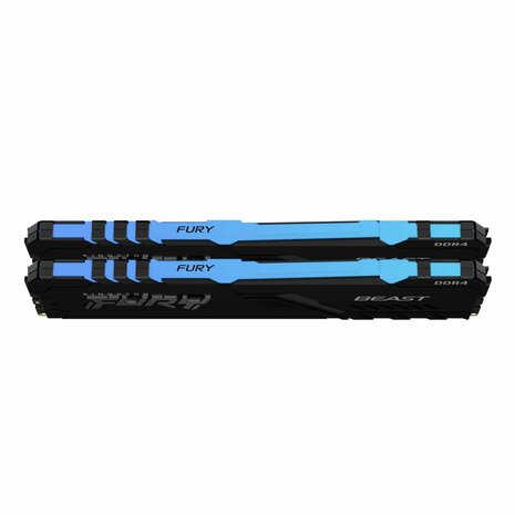 Kingston Fury Beast RGB | 16GB 2x8GB DDR4 | 3600MHz | DIMM | CL17 | Geheugenmodule | RAM