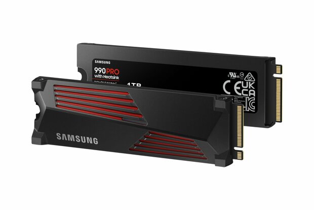 Samsung 990 PRO | 1TB NVMe SSD | M.2 | Gen4 | 7.450MB/s | Heatsink