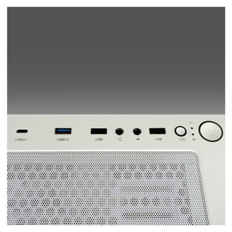 LC-Power White Wanderer X RGB | Midi Tower Case | Wit