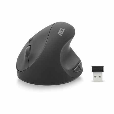 ACT AC5101 Ergo | Draadloze Muis | RF-Draadloos | 1000 DPI | Grijs