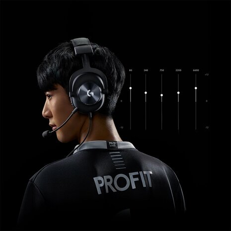 Logitech G Pro X | Bedraade Over-ear Gaming Headset | USB-A & 3.5mm | Zwart