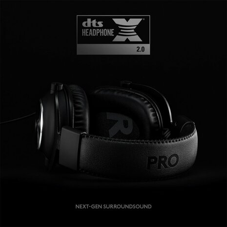 Logitech G Pro X | Bedraade Over-ear Gaming Headset | USB-A & 3.5mm | Zwart