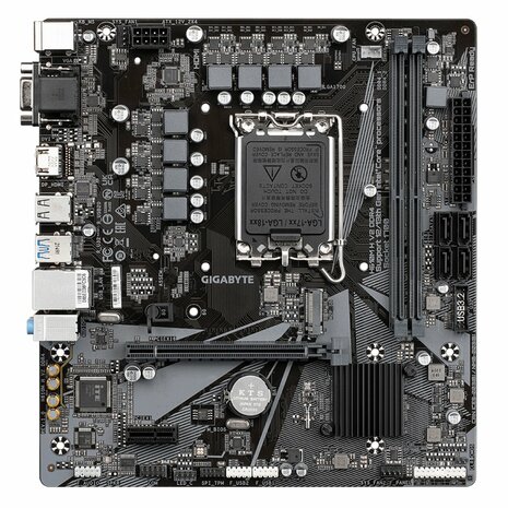 Gigabyte H610M H V2 (rev. 1.0) | Socket LGA 1700 | Intel H610 | 2xDDR4 | Micro-ATX | Moederbord