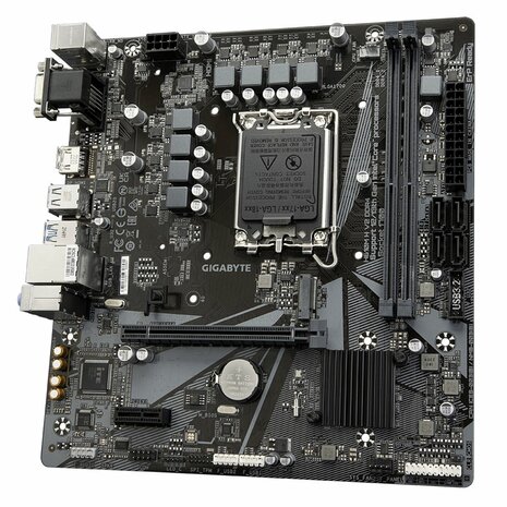 Gigabyte H610M H V2 (rev. 1.0) | Socket LGA 1700 | Intel H610 | 2xDDR4 | Micro-ATX | Moederbord